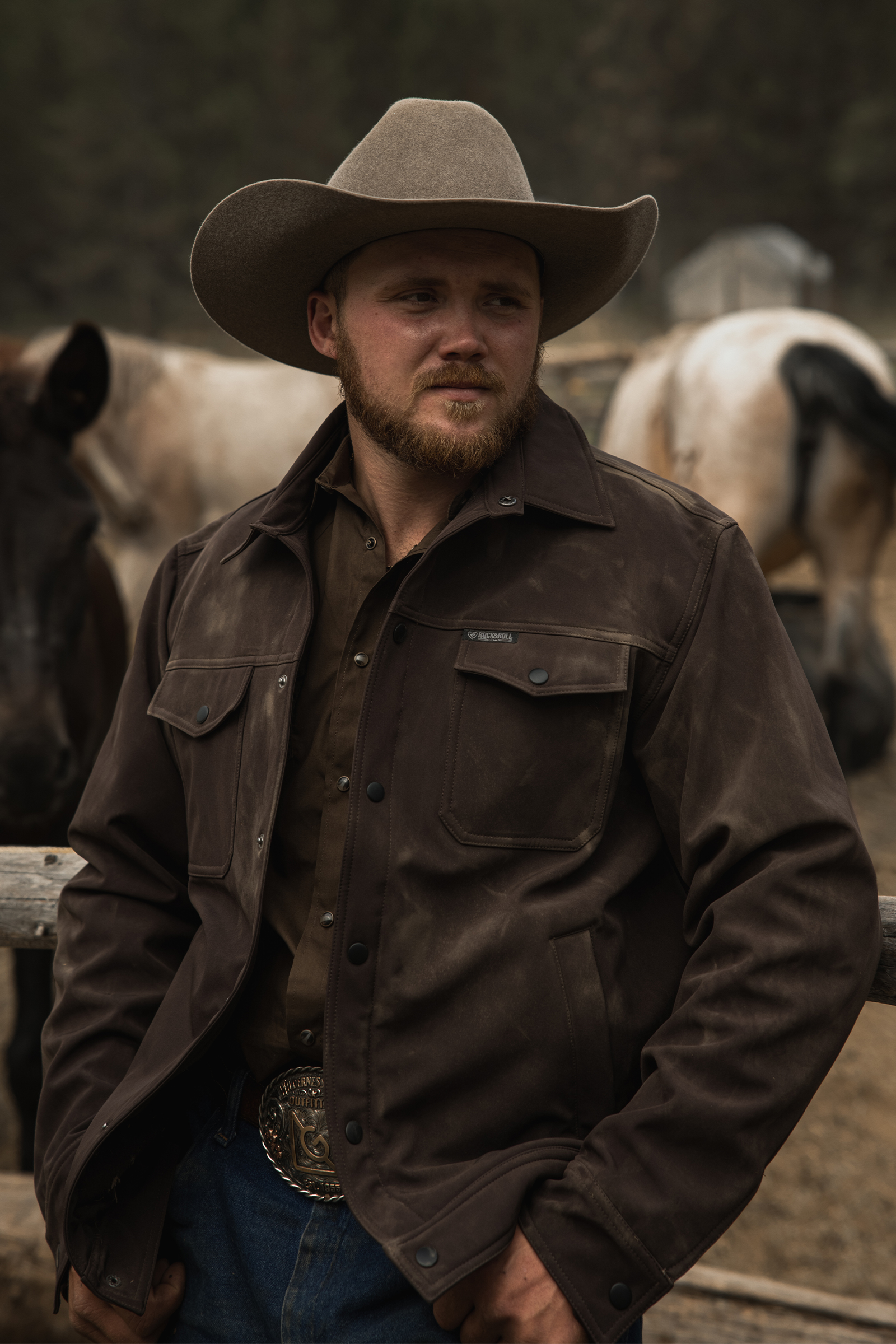 A man on a horse