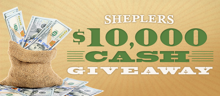 Sheplers Cash Giveaway